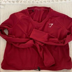 Gymshark drawstring Crop